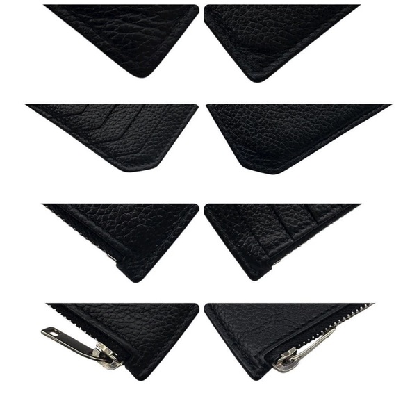 Saint Laurent Textured Black Card Holder - Picture 4 of 7